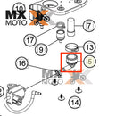 ( ATENÇÃO SOMENTE PARA MOTOS 2024 EM DIANTE TBI ) Conector do Reservatório De Óleo em Angulo Original KTM 2T EXC / TBi 150 a 300 2024 / 25 - HUSQVARNA 2T TE / TBi 150 a 300 2024 / 25 - GAS GAS 2T TBi / EC 250/300 2024 / 25 - A45038061060