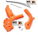 Protetor Quadro Original KTM SX / SX-F / XC / XC-F - 2019 e 2022 / EXC e EXCF 2020 a 23 - Laranja - 79103094100EB ou Preto - 7910309410030
