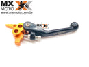 Manete Embreagem Retrátil Nanotech Laranja/Preto BMS para KTM 2006 em diante, cilindros Brembo - BMS 48012