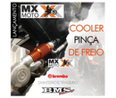 Cooler de Pinça de Freio Traseiro BMS para KTM 2004 a 2023 - Laranja Aluminio Anodizado - BMS 48101