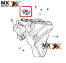 Tampa do Tanque de Combustível ( Motos de Enduro 3/4 de volta ) Original KTM 08 a 24 - Husqvarna 14 a 24 - Husaberg  - GAS GAS 21 a 24 - 7810700804404