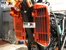 Protetor Radiador Corona Usinado em Aluminio para KTM e Husqvarna 2T e 4T 2024 e 2025 , Gas Gas 2024  e 2025 ( Cores a escolher - Laranja, Azul, Prata, Preto, Vermelho )