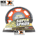 Coroa Tri-metal Stealth Supersproxs para KTM 125 a 690 de 1989 a 2025 Laranja - Tamanhos 50, 51 ou 52.