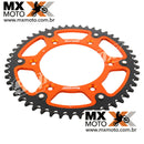Coroa Tri-metal Stealth Supersproxs para KTM 125 a 690 de 1989 a 2025 Laranja - Tamanhos 50, 51 ou 52.