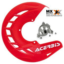 Protetor Disco de Freio Dianteiro Acerbis KTM Todas 2T e 4T 2016 a 2025 / Husqvarna Todas 2T e 4T 2016 a 2025 / GAS GAS 21 a 25 ( todas ) - (Com eixo 22mm)