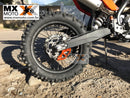 Protetor de Disco Freio Traseiro Aluminio Anodizado Laranja Réplica KTM 2004 a 2025