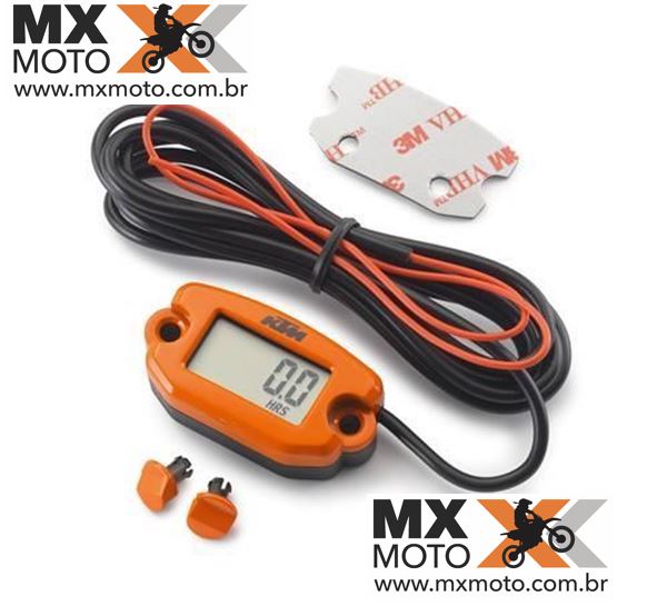 Horímetro Digital Original KTM Laranja ( serve em qualquer moto off road e on road ) - 78112920100