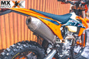 ( no Pix R$ 6299,00 ) Ponteira AKRAPOVICK 4T Titanium KTM EXC-F 250, 350 a 500 2020 a 2023 / Husqvarna FE 350/501 2020 a 2023 - GAS GAS  EC250F/350F 2021 a 2023 - 25105981000