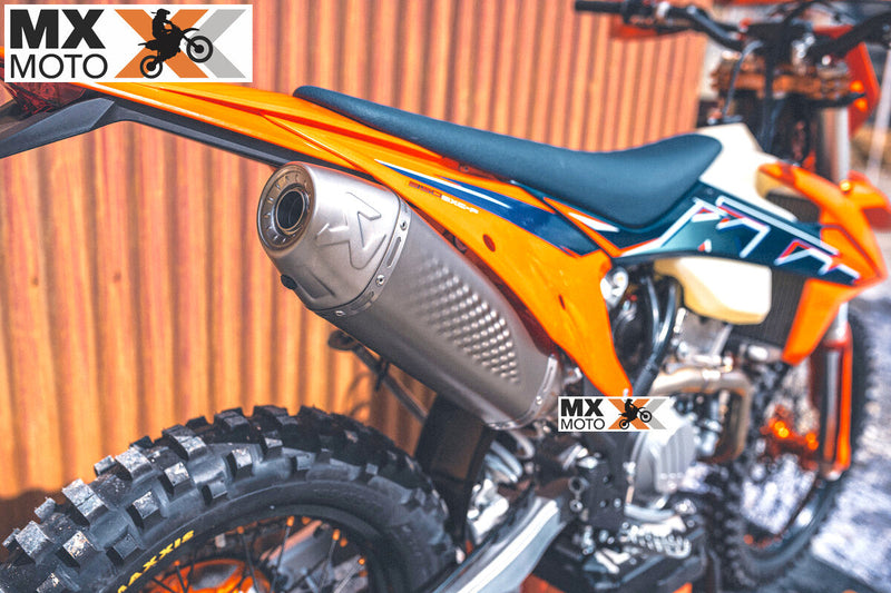 ( no Pix R$ 6299,00 ) Ponteira AKRAPOVICK 4T Titanium KTM EXC-F 250, 350 a 500 2020 a 2023 / Husqvarna FE 350/501 2020 a 2023 - GAS GAS  EC250F/350F 2021 a 2023 - 25105981000