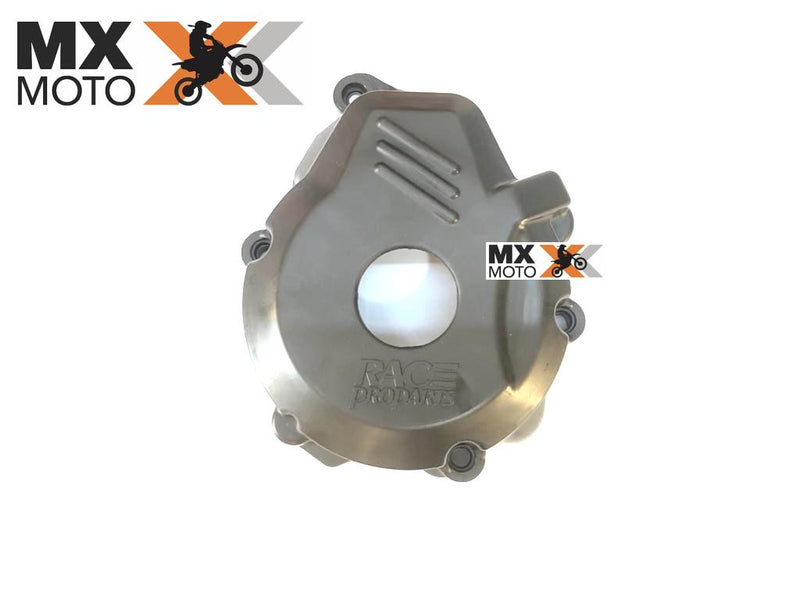 Protetor Tampa Magneto Ignição KTM EXCF ( Enduro ) 250/350 4T 17 a 25 - Husqvarna FE 250/350 - 2017 a 2025 - Gas Gas EC 250/350F 21 a 25 - Cor Preta - Race Pro Parts