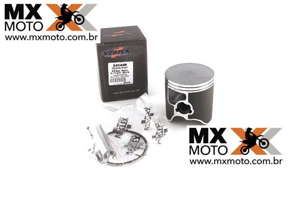 Kit Pistão e Anéis Vertex Para KTM 2T 300 TPi 2018 a 22 / KTM 300 CKD Carburada 2020 a 22 - HUSQVARNA TE 300 TPi 2018 a 22 - Gas Gas EC 300 21 e 22