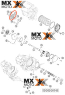 Engrenagem Bomba De Óleo 17 Dentes Original KTM 4T 250/350 2008 a 2016 / Husqvarna 4T 250/350 2014 a 2016 / Husaberg 13 e 14 - 77038006100