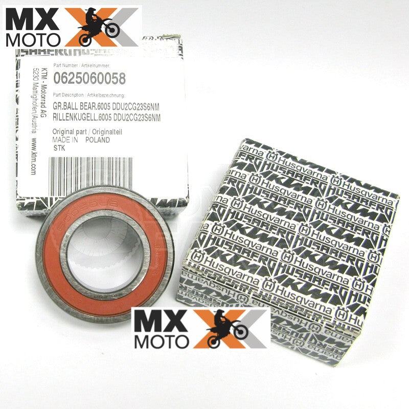 Rolamento de Roda Traseira Original KTM 94 A 25 / HUSQVARNA 14 A 25 / HUSABERG / Beta / GASGAS EC250/300/350F EX250/300/350F/350F/450F MC85/125/250/250F/350F/450F 2021 a 2025 - 0625060058
