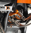 Protetor da Flange do Escape / Cilindro BMS Para KTM / Husqvarna  2T 17 a 23 / GasGas 21 a 23