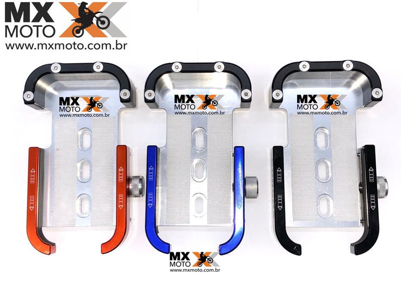 Suporte Para Celular Corona Racing Guidão Fat Bar 28mm ( base Regulável ) ( Não Serve nas Betas )- Cores Variadas