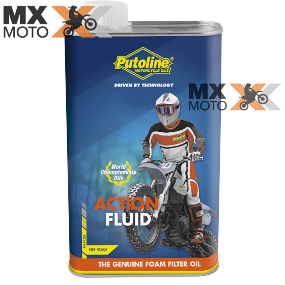 Óleo Putoline Action Fluid 1 Litro para Filtro de Ar Espuma Motos Off Road / Filtro de Espuma e/ou Camisinha do Filtro Ar - 70005