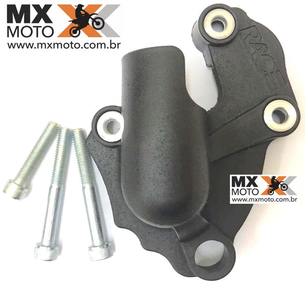 Protetor de Bomba D´agua Race Pro Parts Preta para KTM 250/350 EXC-F 2017 a 2023 - Husqvarna 4T FE 250/350 17 a 23 - Gas Gas EC 250/350F 21 a 23