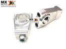 Alongador Guidão 28mm Torre Corona para KTM, Husaberg, Husqvarna, Honda, Kawasaki, Yamaha, Gas Gas - Prata, Laranja e Azul