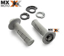 Punho / Manopla LOCK ON Cinza ( Open End - Aberta na ponta ) Original ODI KTM SXF, XCF 2015 em diante - EXC, EXCF 2017 em diante / Husqvarna FC 16 em diante - FE, TE, FX, TC, TX 2017 em diante - Gas Gas 21 em diante - 79002923100