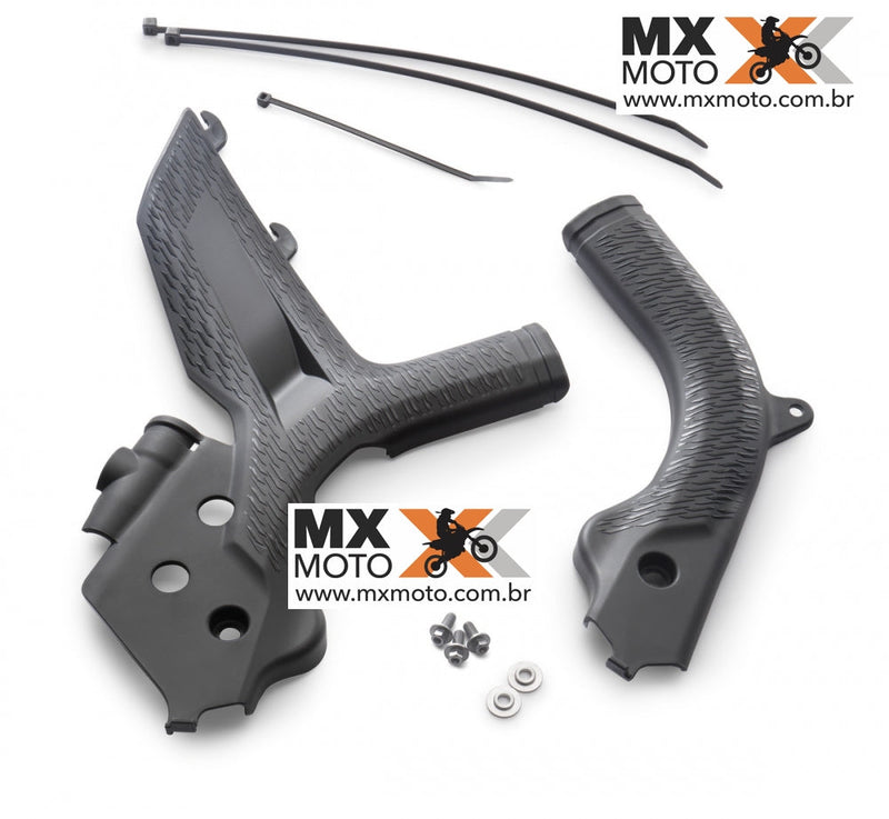 Protetor Quadro Original KTM SX / SX-F / XC / XC-F - 2019 e 2022 / EXC e EXCF 2020 a 23 - Laranja - 79103094100EB ou Preto - 7910309410030