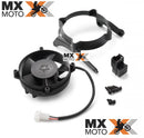 Ventoinha / Ventilador Original com suporte e Relé para KTM EXCF 250 a 500 2017 a 2023 - Husqvarna FE 250 a 501 16 a 23 - GAS GAS 21 a 23 EC250F/350F/450F - 79635941044