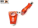 Alongador Guidão 28mm Torre Corona para KTM, Husaberg, Husqvarna, Honda, Kawasaki, Yamaha, Gas Gas - Prata, Laranja e Azul