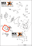 ( no PIX R$ 1999,00 ) Motor Arranque / Partida Elétrica ORIGINAL KTM-HUSQVARNA 2T 250/300 2017 a 2023 / Gas Gas 2T 2021 a 2023 - 55540001000 / 55440001000