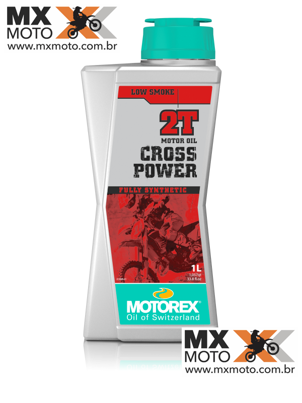 ÓLEO MOTOREX CROSS POWER 2 TEMPOS 100% SINTÉTICO PARA MISTURAR NA GASOLINA MOTOS 2T