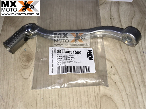 Pedal do Câmbio / Marcha ORIGINAL KTM 2T - 17 a 23 , HUSQVARNA 2T - 17 a 23 - Gas Gas 2T 250/300 2021 a 2023 - 55434031000