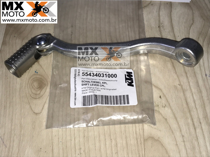 Pedal do Câmbio / Marcha ORIGINAL KTM 2T - 17 a 23 , HUSQVARNA 2T - 17 a 23 - Gas Gas 2T 250/300 2021 a 2023 - 55434031000