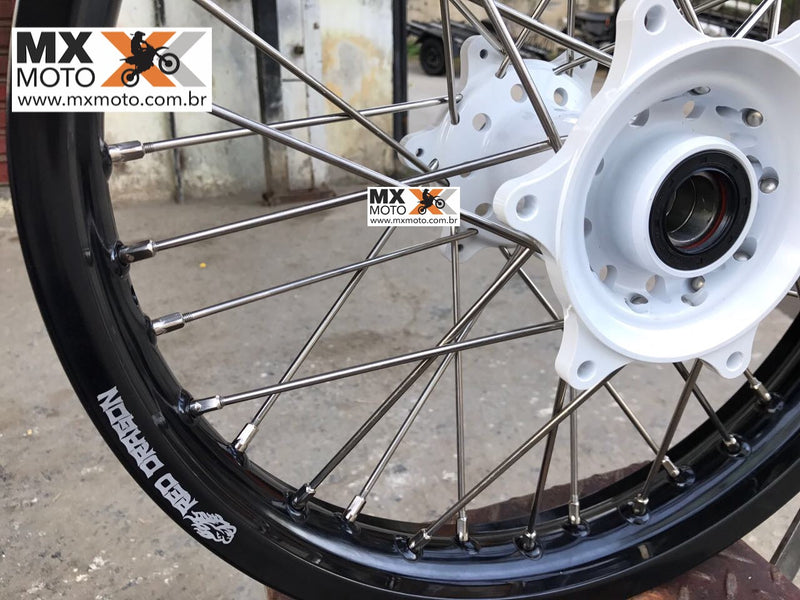 Cubo de Roda Traseira para KTM 2004 a 2022 - Husaberg / Husqvarna - Tusk ( Laranja, Azul ou Branco )