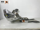 Protetor de Motor e Cano em Aluminio KTM 250/300 2T 2020 a 2023 / Husqvarna TEi / TPi 20 a 23 - GASGAS 2T EC/EX 250/300 2021 a 23 - Prata, Preto ou Laranja - Start Racing
