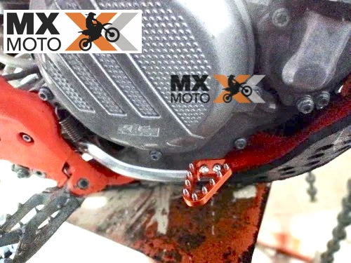 Ponta de Pedal de Freio em Alumínio para KTM SX / XC / SXF / XCF 16 >  - XCW / EXC / EXCF 2017 > - Husqvarna TC FC FX TX 16 > TE FE TBi 17 > - Gas Gas todas 2T e 4T 2021 > Substitui a peça: 55413051000