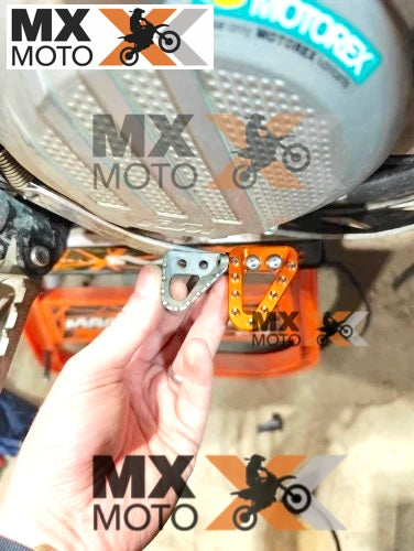 Ponta de Pedal de Freio em Alumínio para KTM SX / XC / SXF / XCF 16 >  - XCW / EXC / EXCF 2017 > - Husqvarna TC FC FX TX 16 > TE FE TBi 17 > - Gas Gas todas 2T e 4T 2021 > Substitui a peça: 55413051000