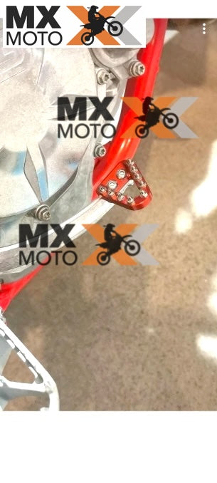 Ponta de Pedal de Freio em Alumínio para KTM SX / XC / SXF / XCF 16 >  - XCW / EXC / EXCF 2017 > - Husqvarna TC FC FX TX 16 > TE FE TBi 17 > - Gas Gas todas 2T e 4T 2021 > Substitui a peça: 55413051000