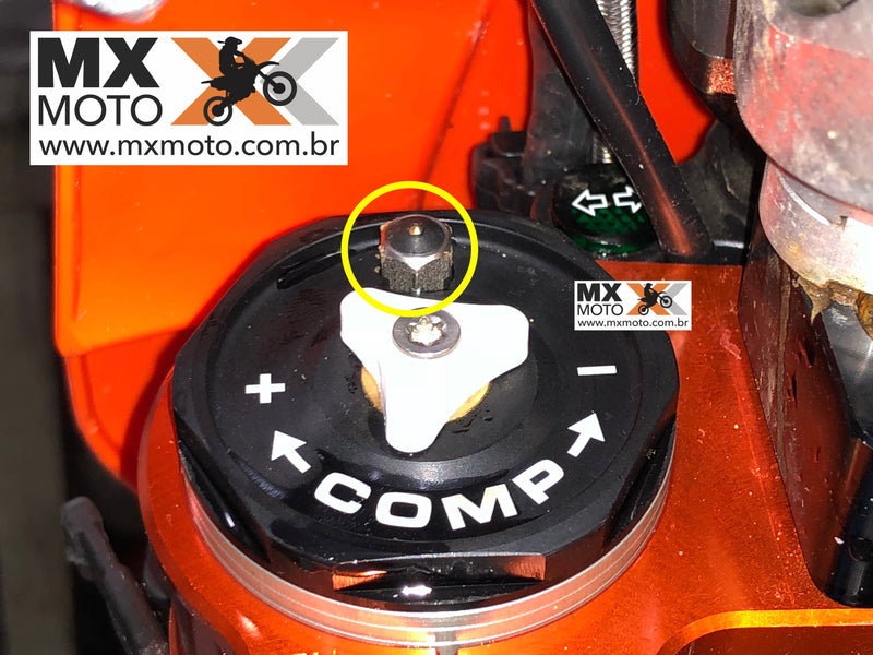 ( PAR ) Mini Válvula Retirar Ar Suspensão Dianteira - Alívio suspensão WP dianteira - Original KTM - 78101900100