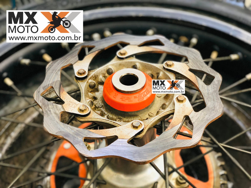 Conjunto de Tampas de Proteção do Rolamento da Roda Traseira Original Laranja KTM / HUSABERG /  HUSQVARNA - 79610915000EB