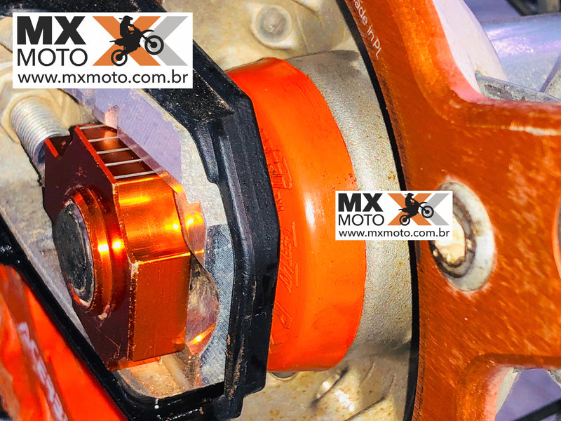 Conjunto de Tampas de Proteção do Rolamento da Roda Traseira Original Laranja KTM / HUSABERG /  HUSQVARNA - 79610915000EB