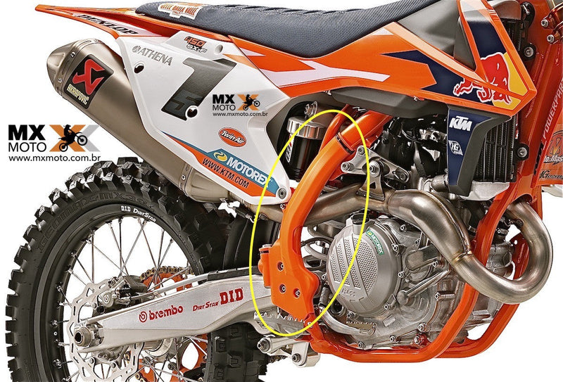 PROTETOR DE QUADRO ORIGINAL LARANJA KTM 2017 a 2019 - 79003094000EB