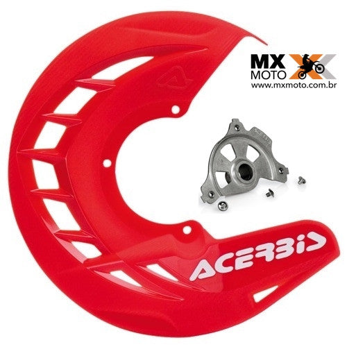 Protetor Disco de Freio Dianteiro Acerbis KTM Todas 2T e 4T 2016 a 2025 / Husqvarna Todas 2T e 4T 2016 a 2025 / GAS GAS 21 a 25 ( todas ) - (Com eixo 22mm)