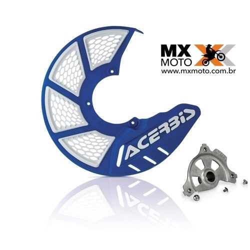 Protetor Disco de Freio Dianteiro Acerbis KTM Todas 2T e 4T 2016 a 2025 / Husqvarna Todas 2T e 4T 2016 a 2025 / GAS GAS 21 a 25 ( todas ) - (Com eixo 22mm)