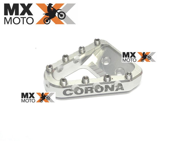 Ponta de Pedal de Freio Corona Prata para KTM SX / XC / SXF / XCF 16 >  - XCW / EXC / EXCF 2017 > - Husqvarna TC FC FX TX 16 > TE FE TBi 17 > - Gas Gas todas 2T e 4T 2021 >