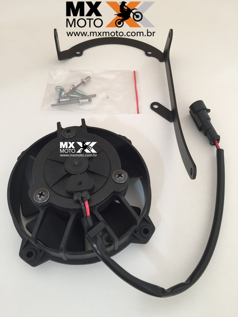 KIT BMS Ventoinha Automática com Relé / Ventilador SPAL Com Suporte para motos 4T e 2T Injetadas KTM 17 a 22 - HUSQVARNA 17 a 22