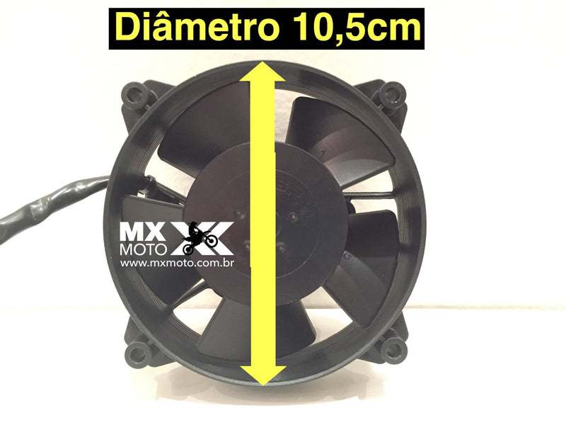 Ventoinha / Ventilador SPAL Avulsa PARA KTM - HUSQVARNA - HUSABERG -  VA32-A101-62A 4’’ -  BMS 47985