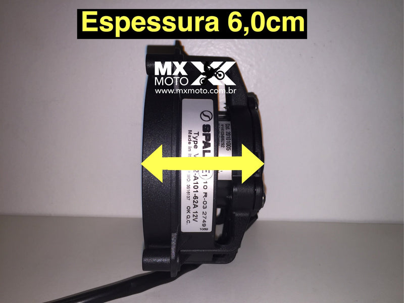 Ventoinha / Ventilador SPAL Avulsa PARA KTM - HUSQVARNA - HUSABERG -  VA32-A101-62A 4’’ -  BMS 47985