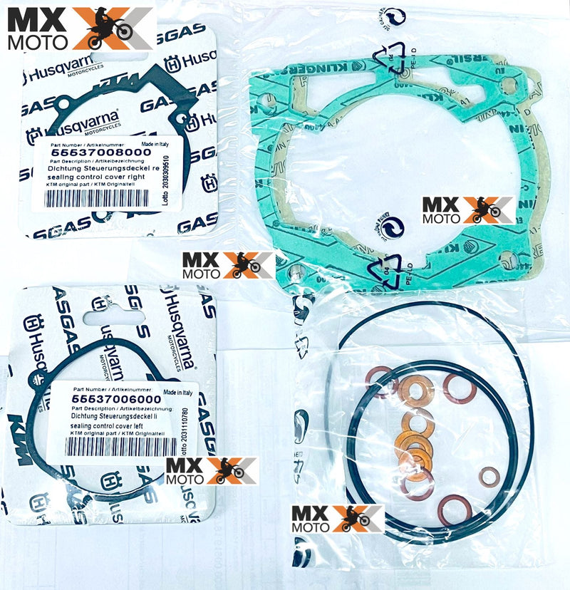 Kit de Juntas e O'rings Superior Original KTM Husqvarna 2T 250/300 - 2017 a 2023 - GAS GAS 2T 21 a 23 - 55430097101
