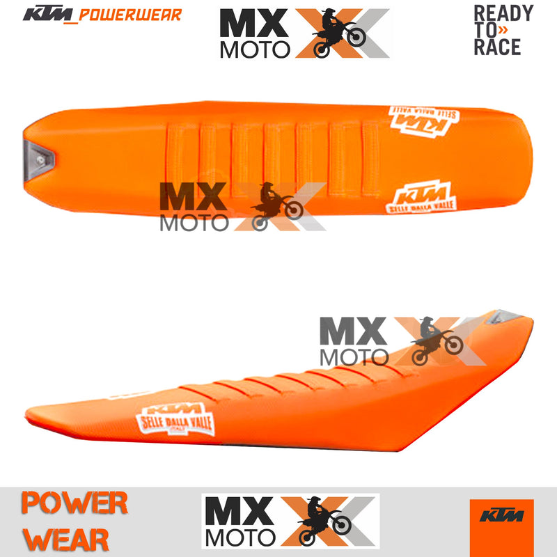 Capa de Banco Laranja Original Factory Selle Dalla Valle KTM SX/XC/XCF/SXF 23 a 25 / EXCF/EXC 24 e 25 - A46007040050EBA