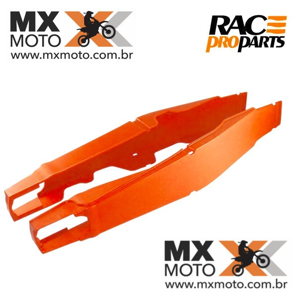Protetor Plástico para Balança PDS KTM EXC / XCFW / XCW / EXCF 11 a 23 ( Laranja ) - Race Pro Parts