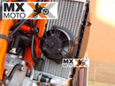 Ventoinha / Ventilador Original com suporte e Relé para KTM EXCF 250 a 500 2017 a 2023 - Husqvarna FE 250 a 501 16 a 23 - GAS GAS 21 a 23 EC250F/350F/450F - 79635941044