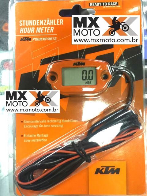 Horímetro Digital Original KTM Laranja ( serve em qualquer moto off road e on road ) - 78112920100